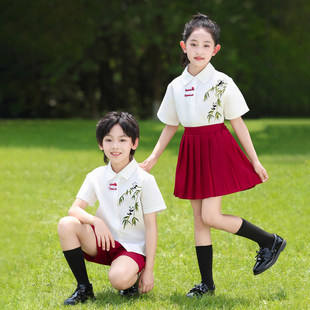 六一儿童演出服夏季幼儿园毕业照班服小学生朗诵合唱比赛表演服装