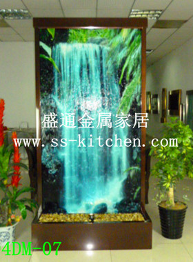 客厅加湿器摆件隔断流水屏风