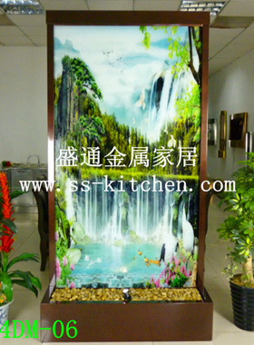 客厅背景时尚流水屏风