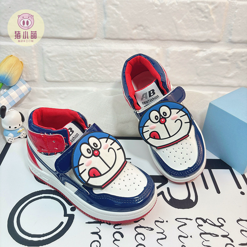 儿童高帮板鞋男童女童小学生中大童鞋子休闲百搭软底2026新款爆款