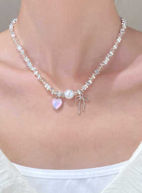 炫彩甜心蝴蝶灵蛇氛围感项链