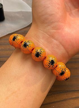 稀奇古怪暗黑万圣节手工木质手串