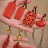 安之朱砂 学子毕业礼物 文昌塔吊坠包挂钥匙挂鸿鹄之志鱼跃龙门