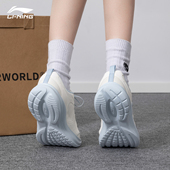 2026网面减震软底厚底增高轻便休闲运动鞋 李宁轻风跑步鞋 女鞋 女子