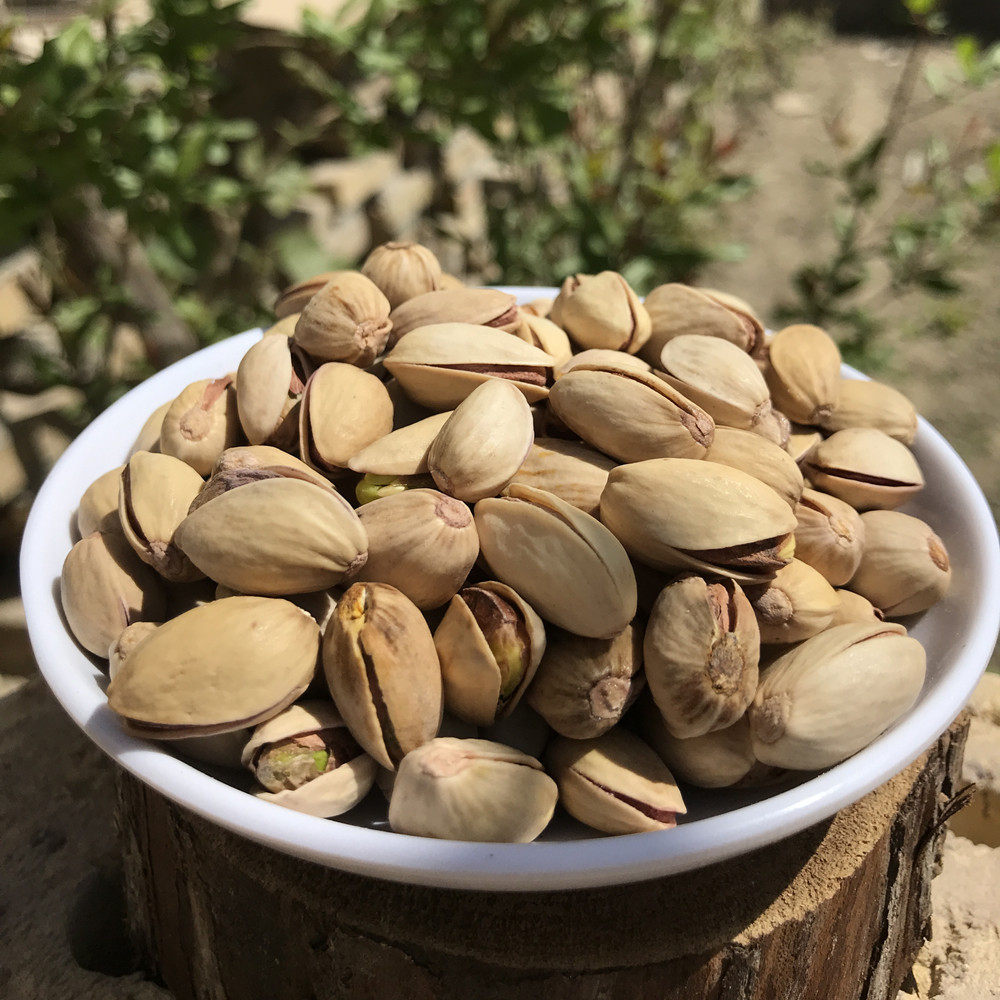 阿达西阿宝严选 无漂白原色开心果500g/袋 果仁饱满 精挑细选