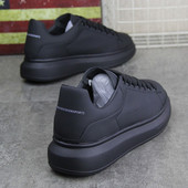 男潮流内增高情侣小白鞋 软底运动百搭潮鞋 黑色休闲板鞋 夏款 子 男鞋