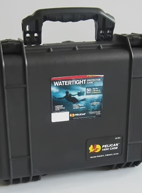 派利肯1450安全箱器材箱手提箱IP67防水塘鹅 pelican防护工具箱
