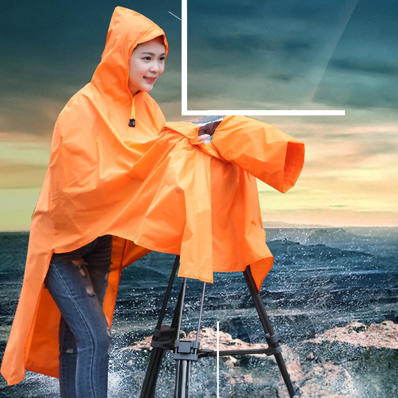 单反相机镜头防雨人机分拆雨衣