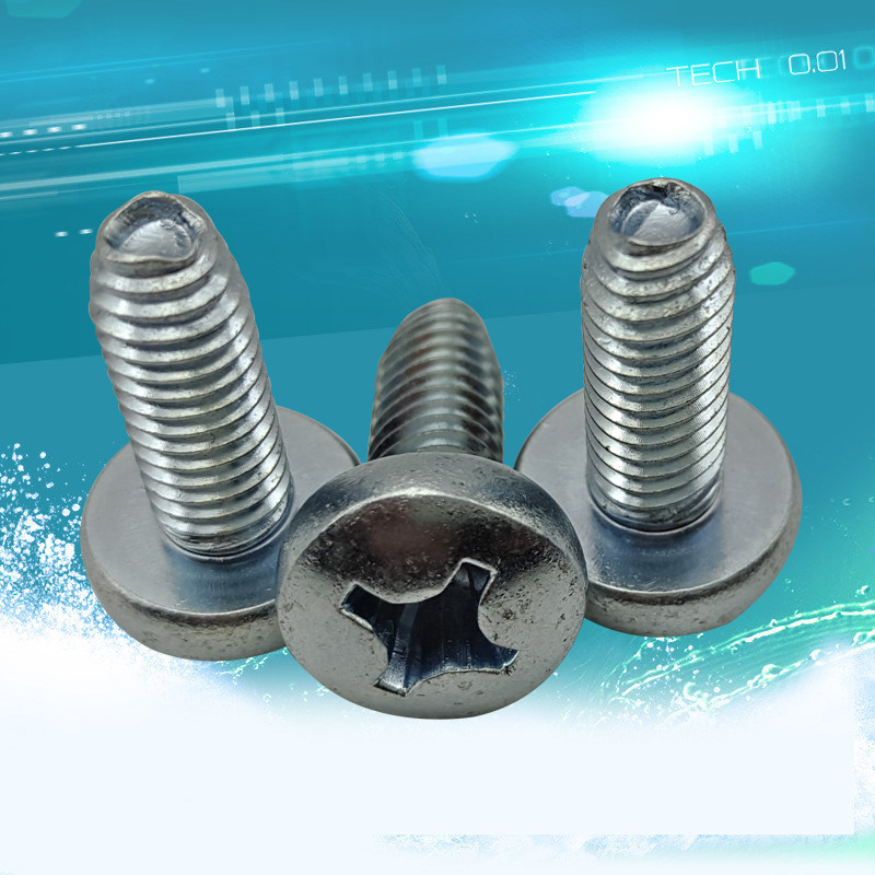 gb6560十字槽盘头自攻锁紧螺钉盘头三角牙自锁机柜螺丝m5*8-30