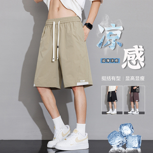 美式潮牌复古工装短裤男夏季宽松直筒休闲五分裤 A155-WD206-TP35图片