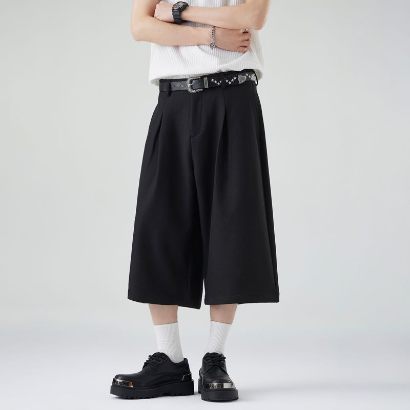 2025潮牌白色运动休闲裤男夏季薄款运动七分短裤A155-TNK04-TP68,男装牛仔裤,电商A155-1