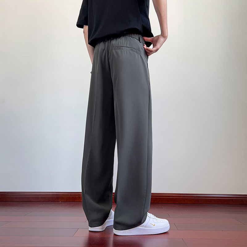 男士冰丝长裤夏季速干弹力宽松凉感休闲西装裤A155-JYFK202-TP46,男装西服套装,电商A155-1