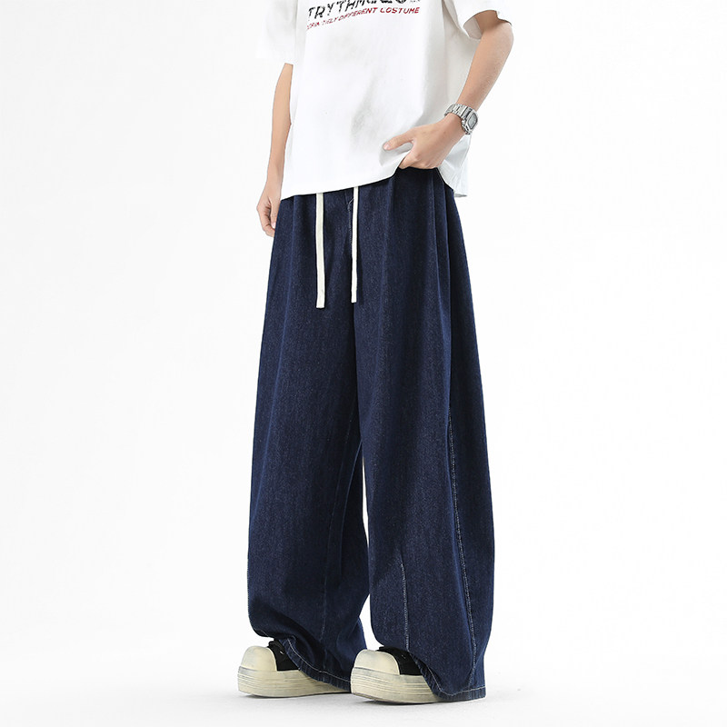 高街美式潮牌垂感做旧牛仔裤水炒盐水洗复古长裤A155-SS205-TP68,男装牛仔裤,电商A155-1