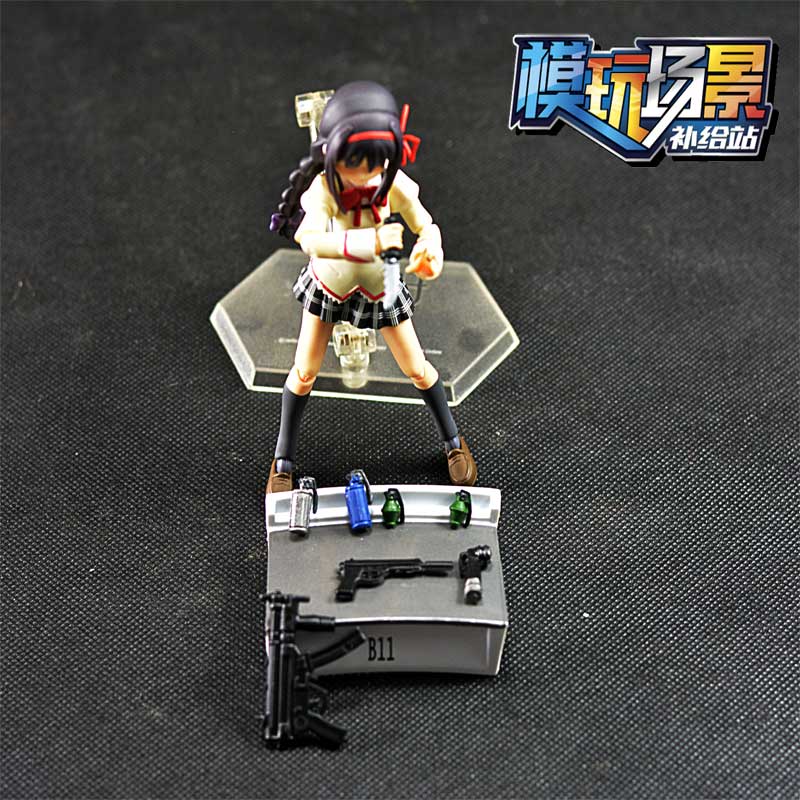 1/12 figma 海洋堂 武器 枪 手雷 刀  5寸 6寸 可动人偶 散货