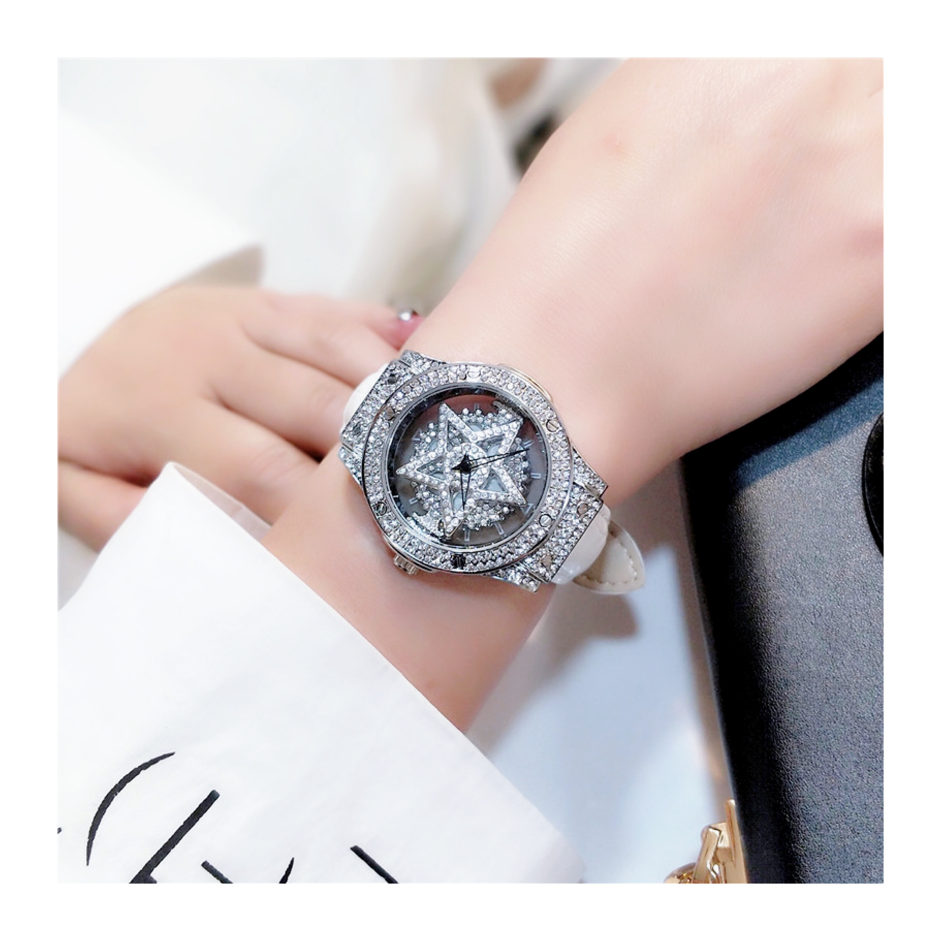 蒂米妮五芒星时来运转手表女2022年新款名牌正品轻奢小众高级感满