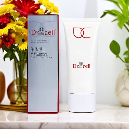Dr.Cell细胞博士柔和洁面泡泡80g新款洗面奶温和清洁乳卸妆正品