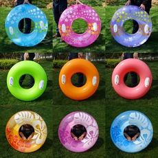 надувной круг 正品intex充气游泳圈成人加厚大人加大浮圈大号腋下男女救生送泵