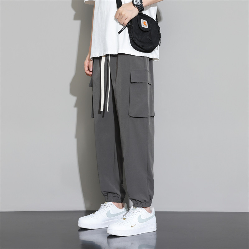 2024春工装裤男防水休闲裤户外登山裤束脚长裤子A155-HCK05-TP43,男装休闲裤,电商A155