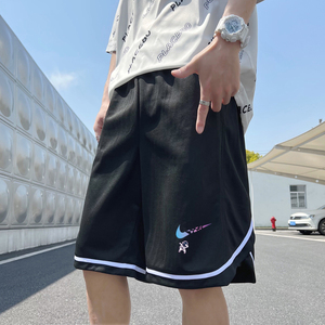 2024夏季冰丝短裤男士五分裤宽松大码港风休闲速干A155-K2280-P25图片