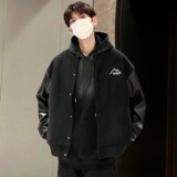 2024秋季夹克男外套港风大码潮流休闲棒球服简约A155-JK01-TP60，男装夹克，电商A155
