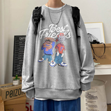2024秋季卫衣男宽松大码潮流休闲套头上衣情侣卫衣A155-W510-P35，男装卫衣，电商A155
