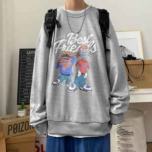 2024秋季卫衣男宽松大码潮流休闲套头上衣情侣卫衣A155-W510-P35图片