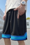 抖音得物光板短裤男冰丝速干透气直筒潮流五分裤A155-K2301-TP20，男装休闲裤，电商A155
