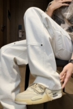 抖音伐木裤工装牛仔裤港风宽松直筒休闲裤子A155-XK03-TP60，男装牛仔裤，电商A155