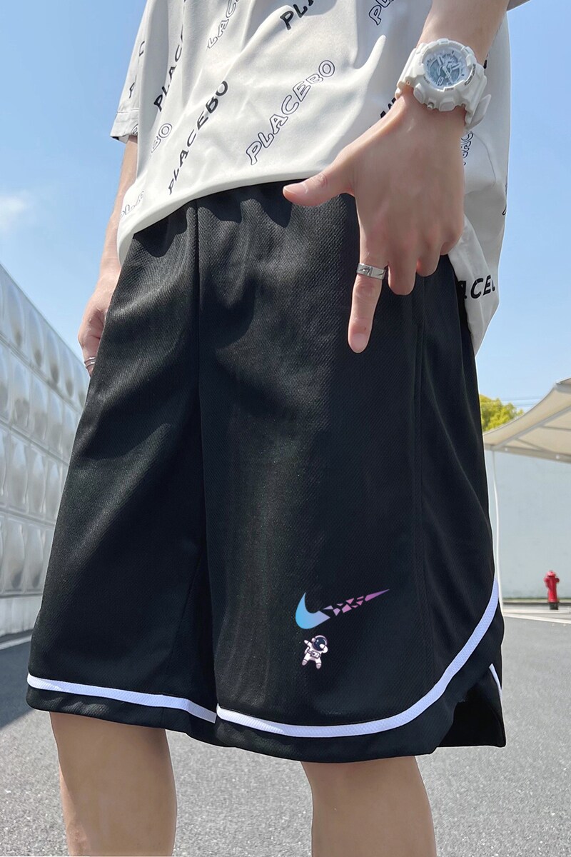 2024夏季冰丝短裤男士五分裤宽松大码港风休闲速干A155-K2280-P25,男装休闲裤,电商A155