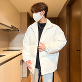情侣款pu皮棉衣男士棉服外套男生棉袄面包服加厚A155-MY777-TP90，男装棉衣，电商A155