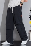 2024春季男工装裤宽松大码直筒裤青年休闲运动裤子A155-TK03-TP52，男装休闲裤，电商A155