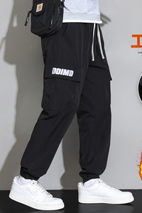 工装裤男秋冬加绒多口袋休闲长裤子男潮 A155-DDK24-TP48 加绒P56图片