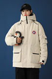 2023冬季羽绒服宽松大码连帽休闲外套情侣款上衣潮A110-R01-P150，男装羽绒服，电商A155