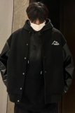 2024秋季夹克男外套港风大码潮流休闲棒球服简约A155-JK01-TP60，男装夹克，电商A155