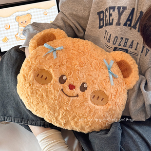 原创可爱小熊热水袋充电冬季 防爆暖宝宝电热宝 暖水暖手宝2025新款