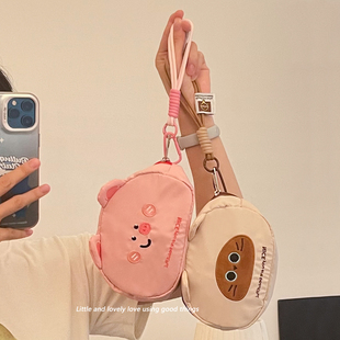 化妆包小型分区杂物收纳迷你旅行便携式2025新款随身精致口红小包