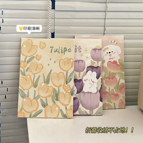 ins镜子化妆镜女折叠台式梳妆镜