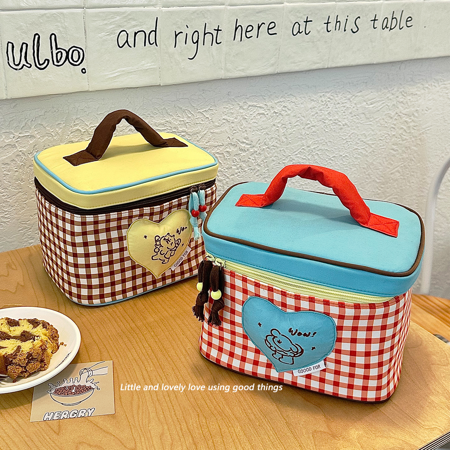 饭盒手提袋子上班族洋气提饭包小学生便当餐包加厚铝箔保温袋饭兜