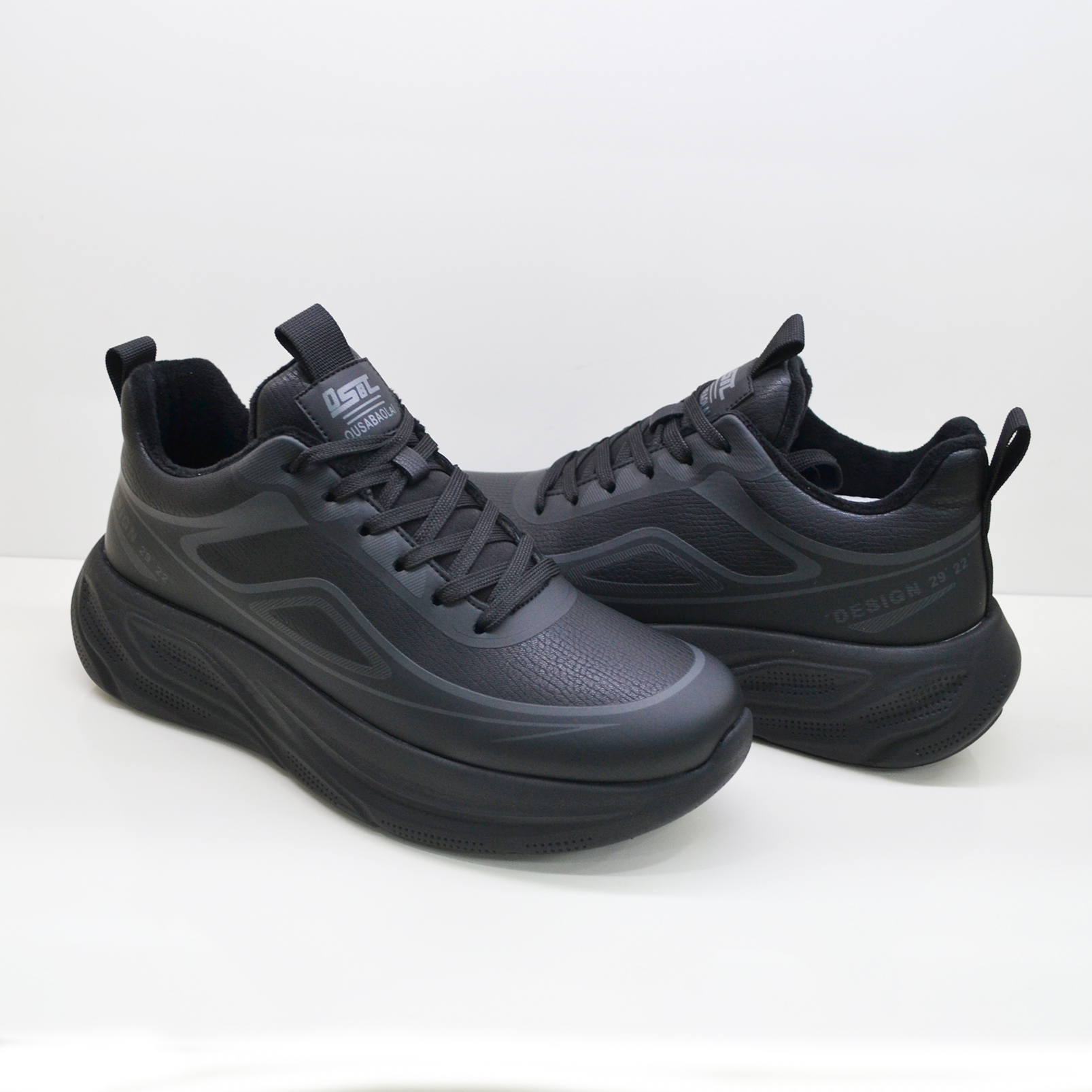 冰洁冬季加绒保暖厚底休闲运动鞋