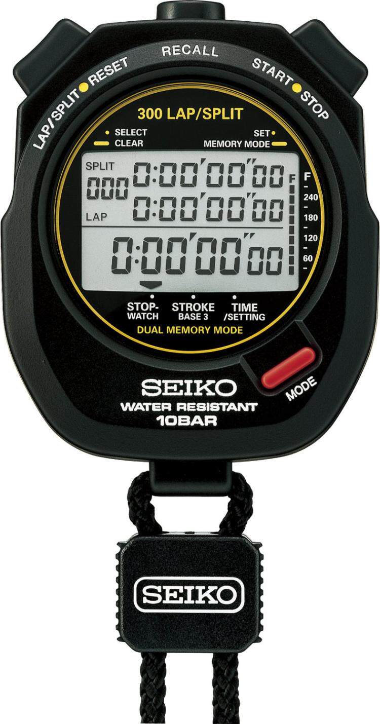 Seiko精工svas009游泳田径多功能秒表计时器体育防水运动seiko