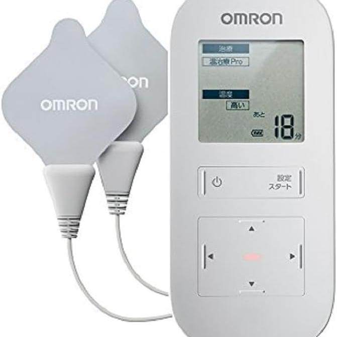 日本代购 新版OMRON/欧姆龙充电式温热低周波家用按摩器 HV-F312