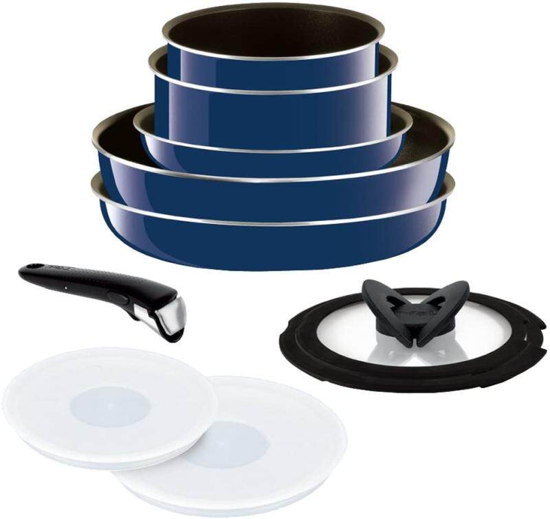 日本直邮代购 特福 T-fal/Tefal 不粘锅 炒锅煎锅汤锅 平底锅10件