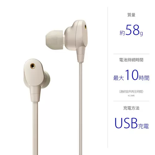 Японский агент по закупкам беспроводных наушников-вкладышей Sony/Sony WI-1000XM2 с шумоподавлением и креплением на шею.