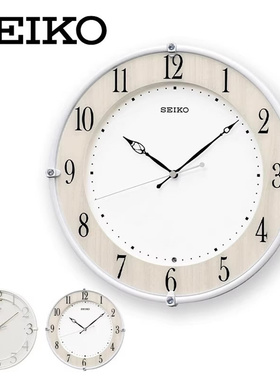 日本代购精工时钟挂钟自然无线电波 KX242B/KX215W