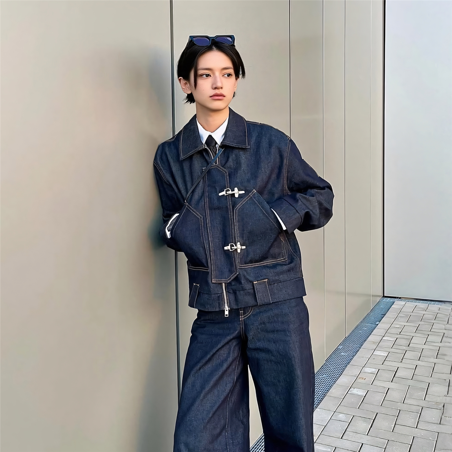 RBM美式原牛cleanfit牛仔夹克