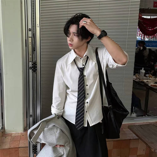 高智感知识分子cleanfit长袖衬衣