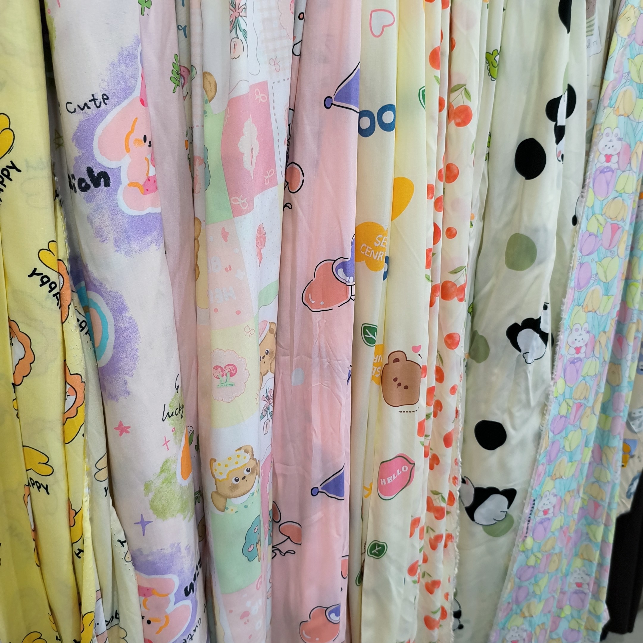 可加工婴儿棉布手工diy棉绸女宝衣服裤子成人连衣裙阔腿裤人造棉