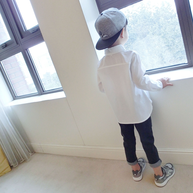 Chemise enfant à manche longue - Ref 2083115 Image 1
