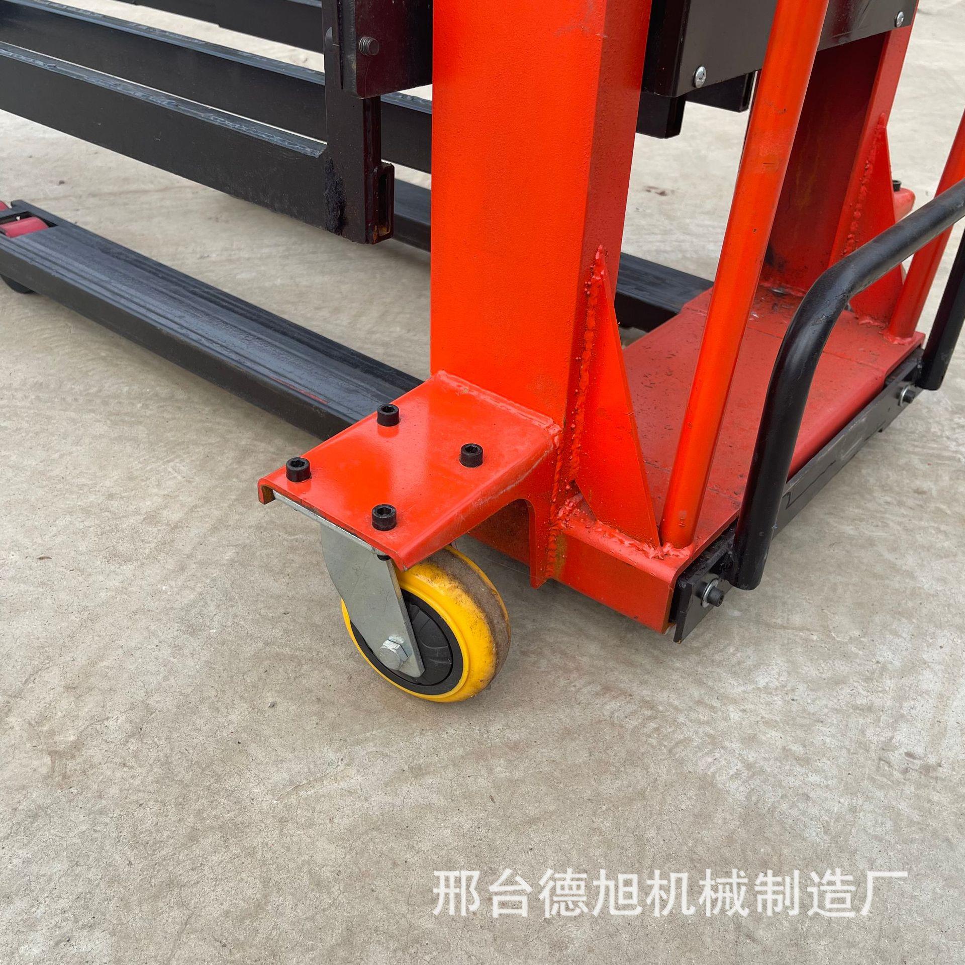 动随车降叉车便捷式小型堆高车QPY叉车车电间登高叉快速升车电动