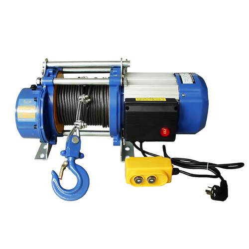 厂家直销功国标220v升降铝壳提升机380V葫小型多家用吊机2t卷扬能